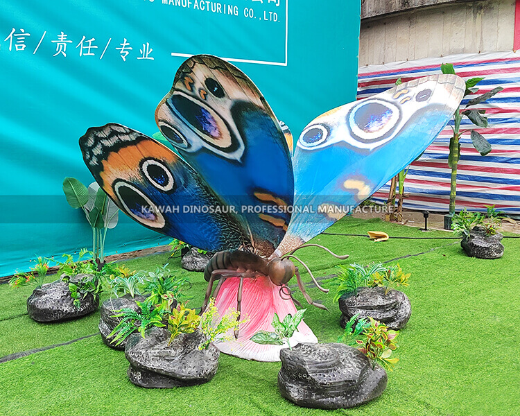 定制设计景区公园大型蝴蝶装饰