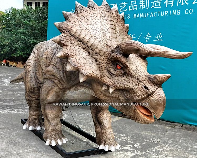 恐龙展仿真机械恐龙定做三角龙