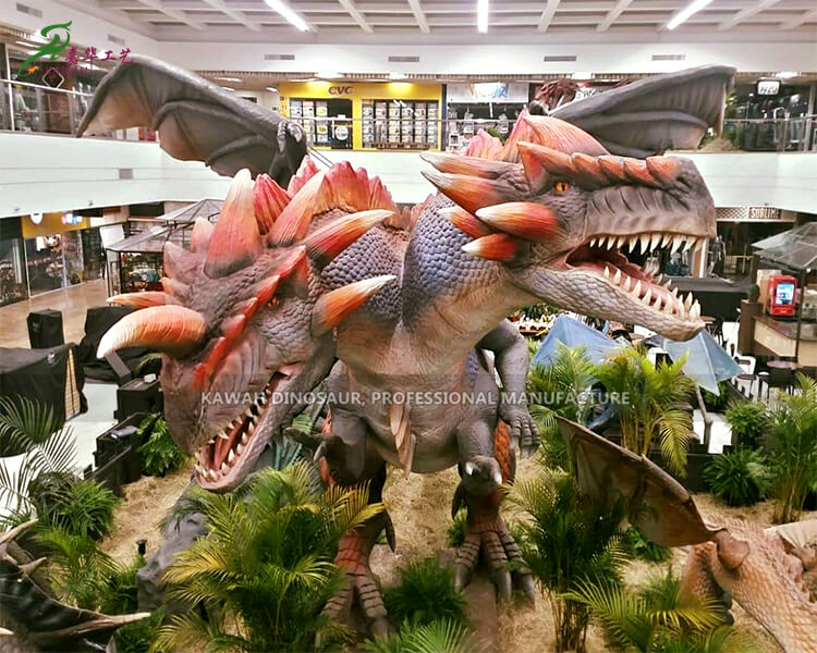 开业展览引流吸睛逼真西方龙模型