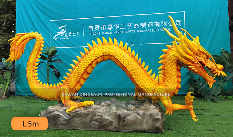 主题乐园景区展览创意定制中国神话龙